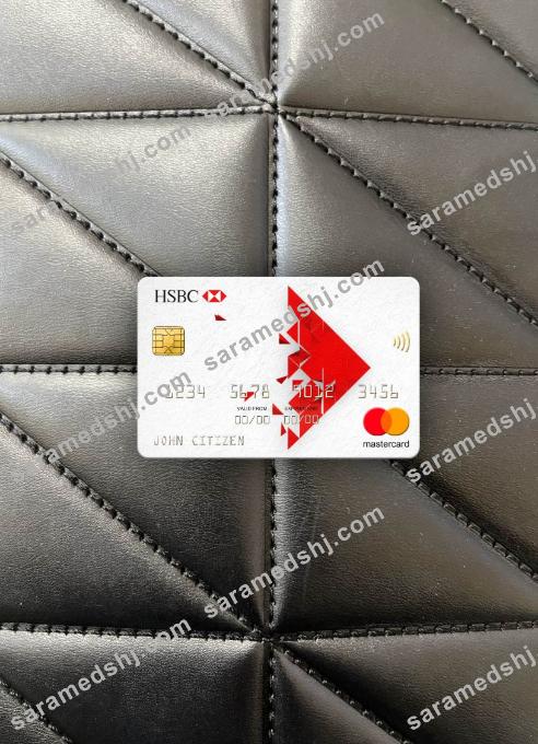 Singapore HSBC Bank mastercard photolook front